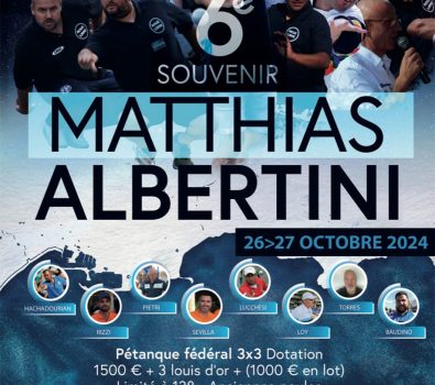 6ème souvenir Matthias Albertini -Concours de pétanque